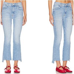 Mother The Insider Crop Step Fray Jeans Limited Edition Wash Size 25